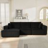 Modular Sectional Sofa, Cloud Sectional Couch with Deep Seat, Modern Modular L-Shape Sofa with Chaise