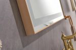 118 x 36 Inch LED Bathroom Mirror with Aluminum Frame, Wall Mounted Vanity Mirror, Anti-Fog, Memory, 3 Colors, Stepless Dimmable