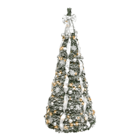 Artificial 6ft Flock  Up Christmas Tree (Option: Style1)