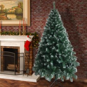 Green Spray White PVC Material Christmas Tree (Option: Light Green)
