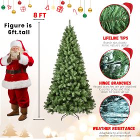 PE, PVC, Green Christmas Tree, Christmas Decorations (Option: 8ft)