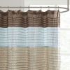 Faux Silk Shower Curtain